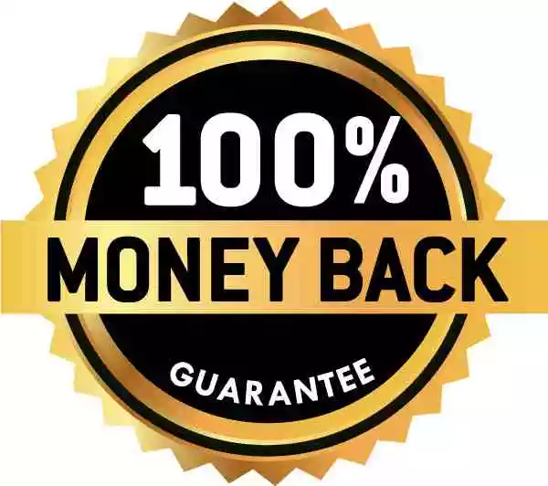 100% money-back-guarantee